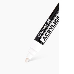 Camel Acrylic Marker - White 478